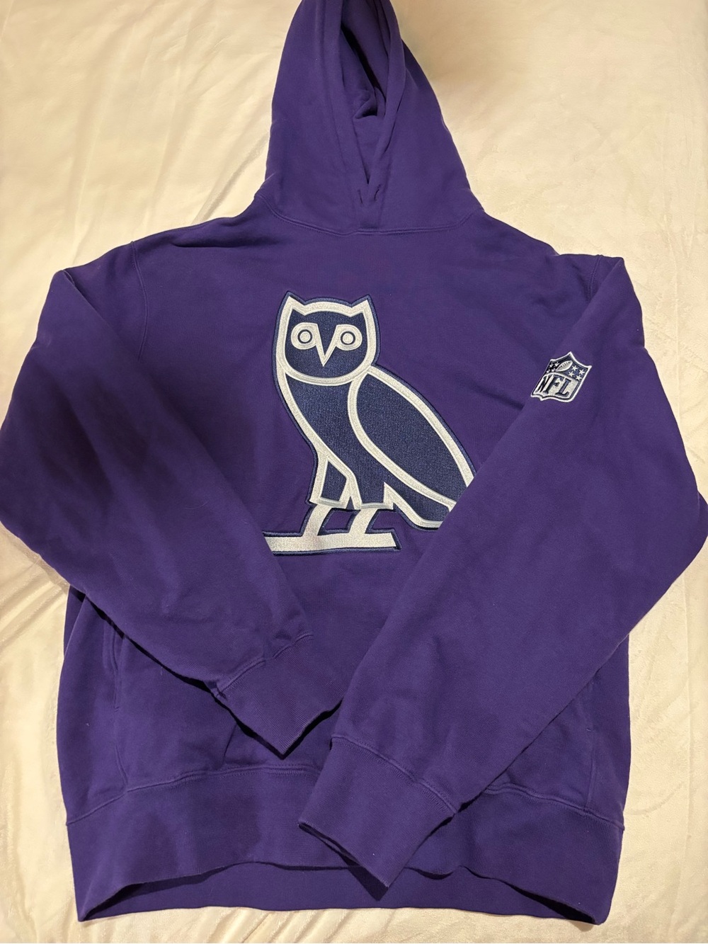 OVO x NFL Owl Logo Hoodie